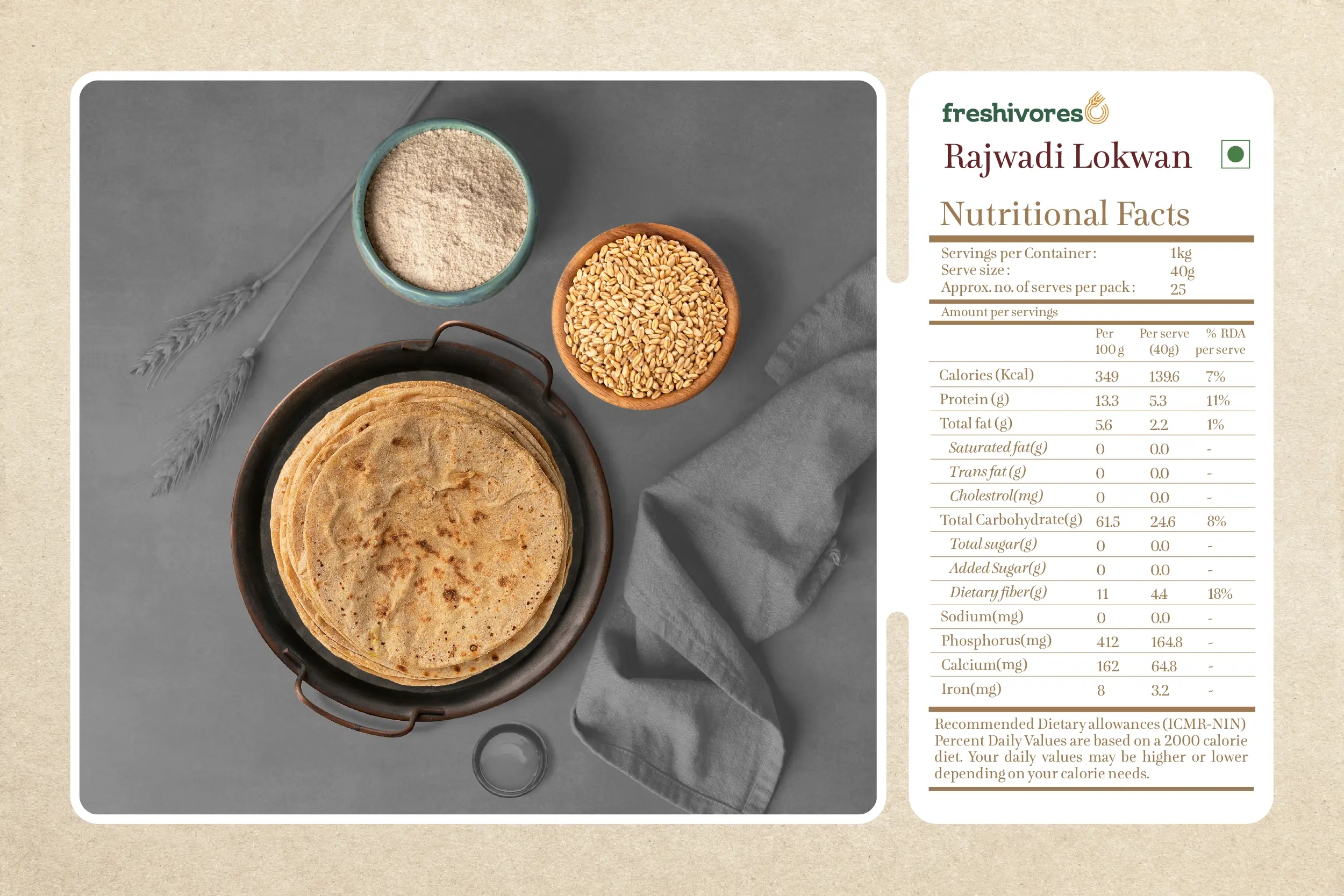 Rajwadi Lokwan Wheat Flour