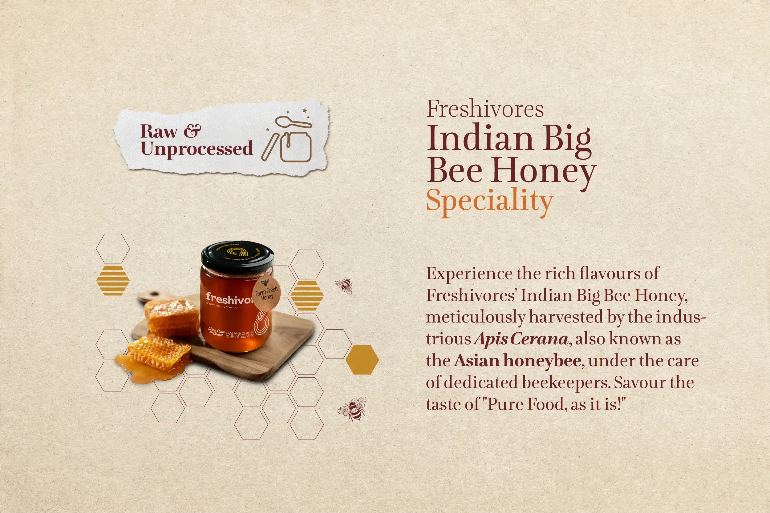 Raw Honey ( Indian Big Bee )