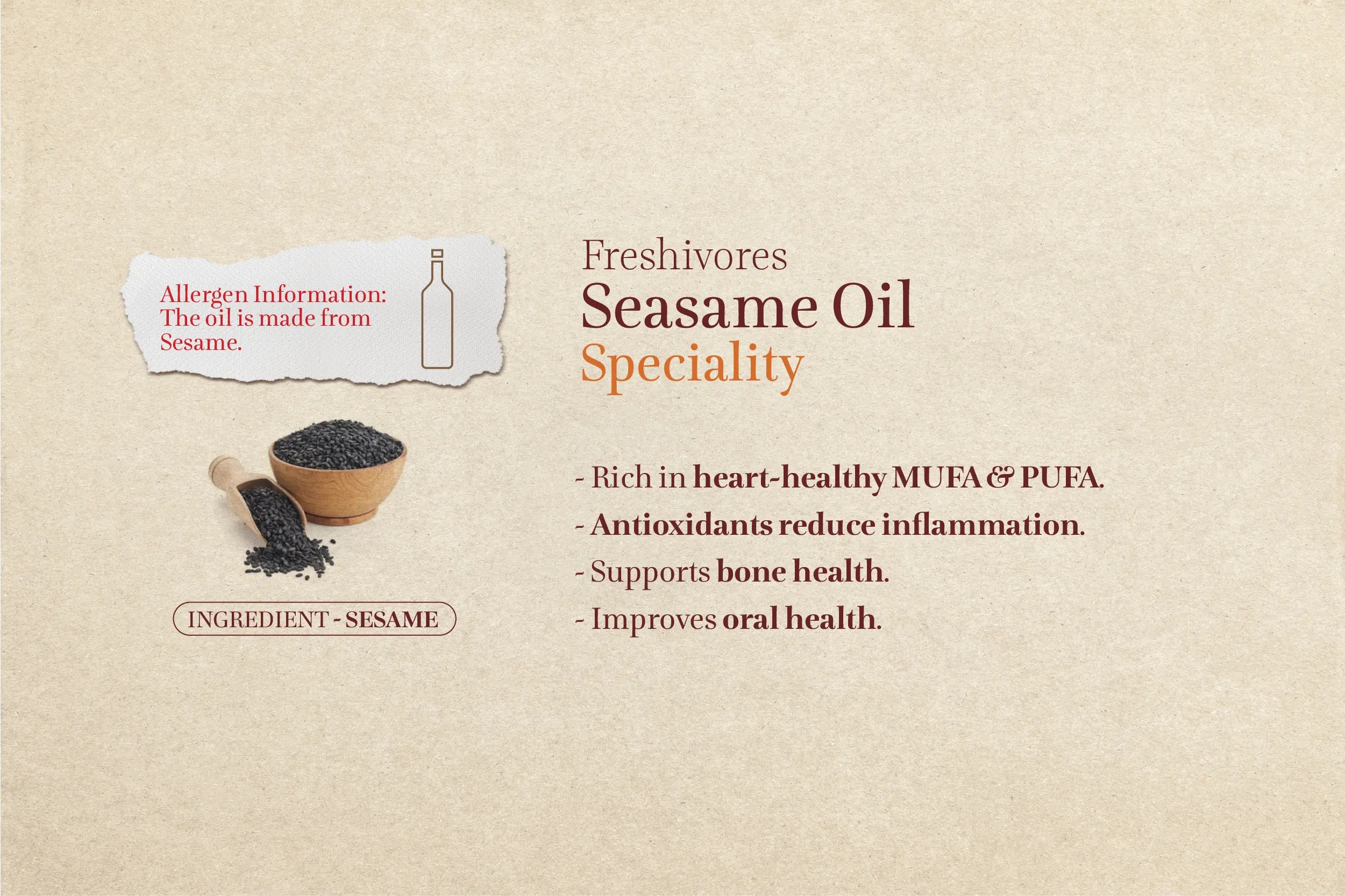 Sesame Oil (Brown Gingelly Seed)