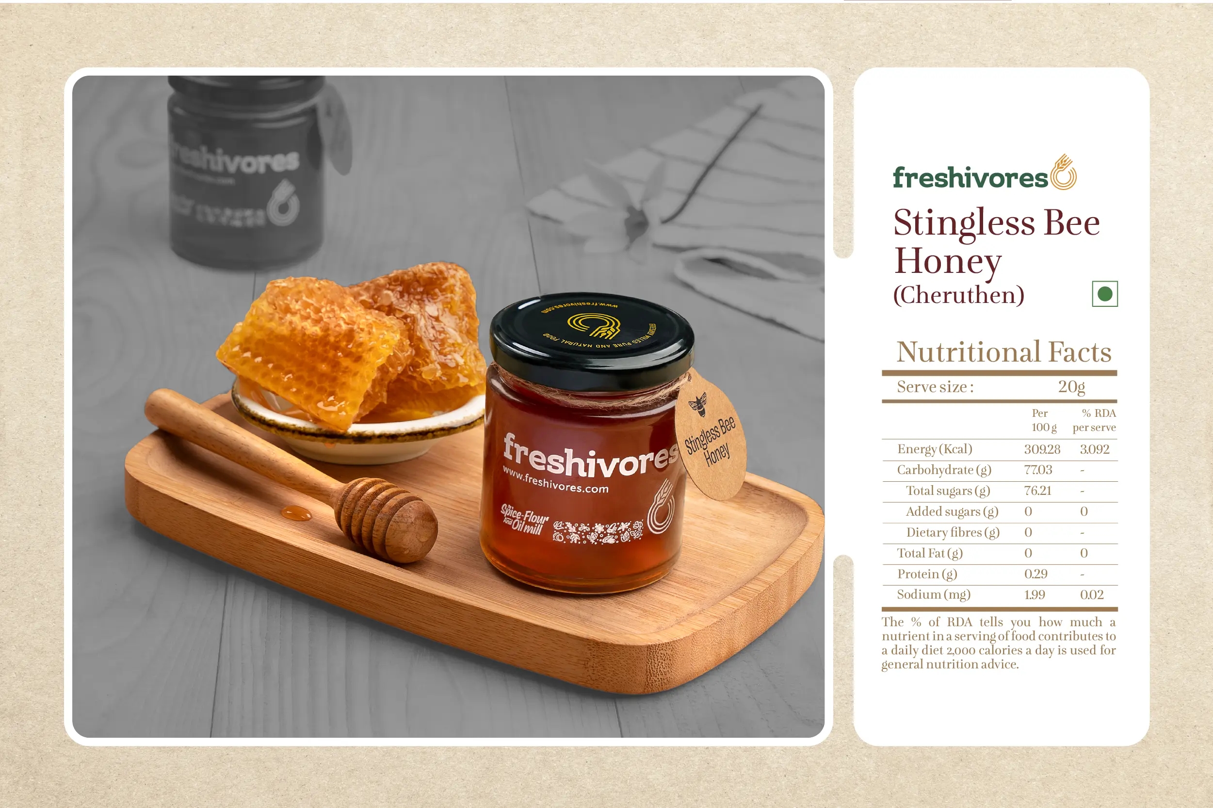 Raw Honey ( Indian Big Bee )