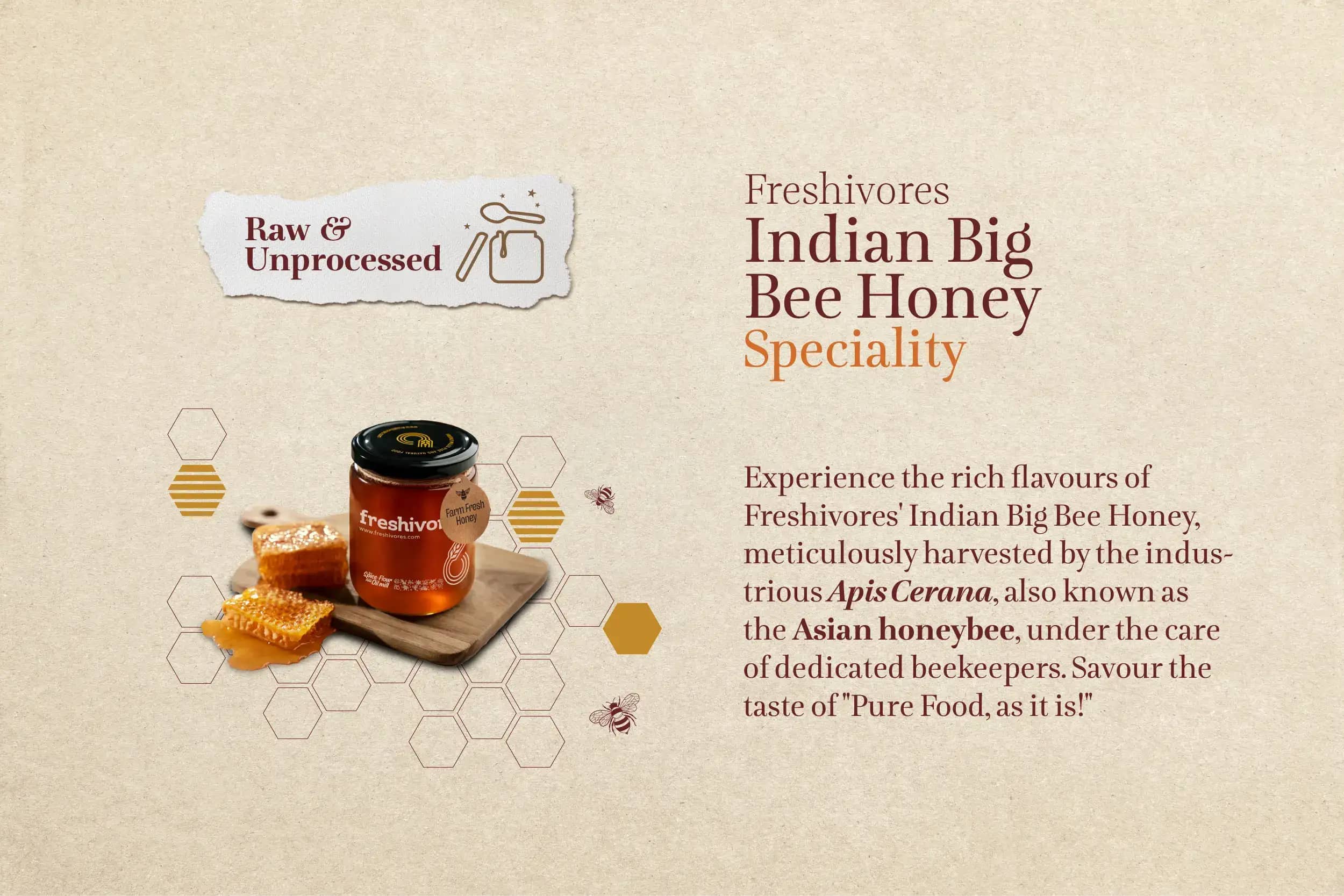 Raw Honey ( Indian Big Bee )